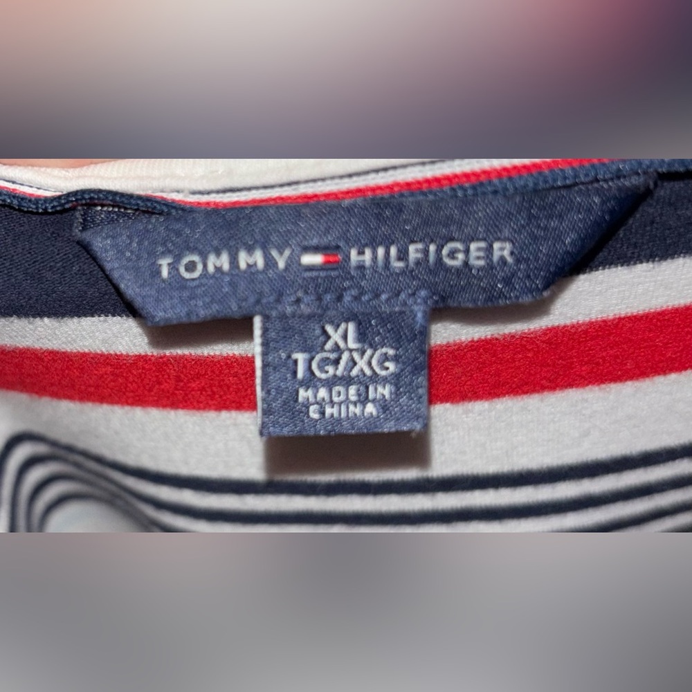 Tommy Hilfiger Belted Striped Dress - Picture 6 of 6